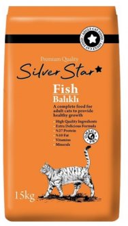Silver Star Balıklı Yetişkin 15 kg Kedi Maması kullananlar yorumlar